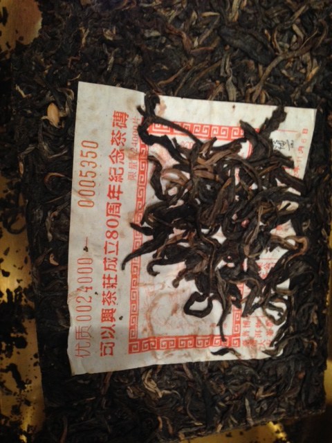 Ein Schock von Preis des Tees