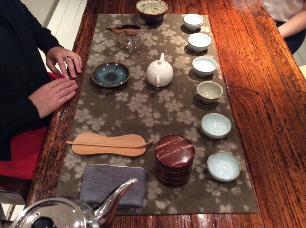 Foto von unserer letzten Gongfu Cha Lektion am 13.07.2014