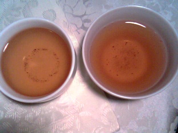 Eine Degustation mit verschiedenem Wasser