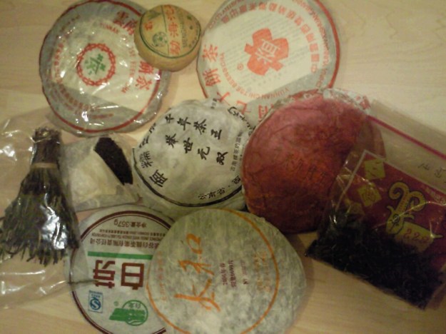 Vor der Pu Er Degustation am 10.12.2008 in Zürich