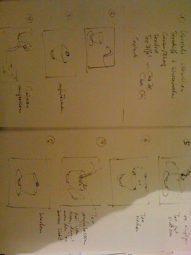 Schritte für Gongfu Cha