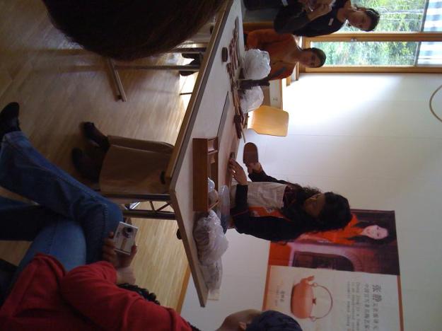 Impression des Besuchs von einer Teekanne-Meisterin